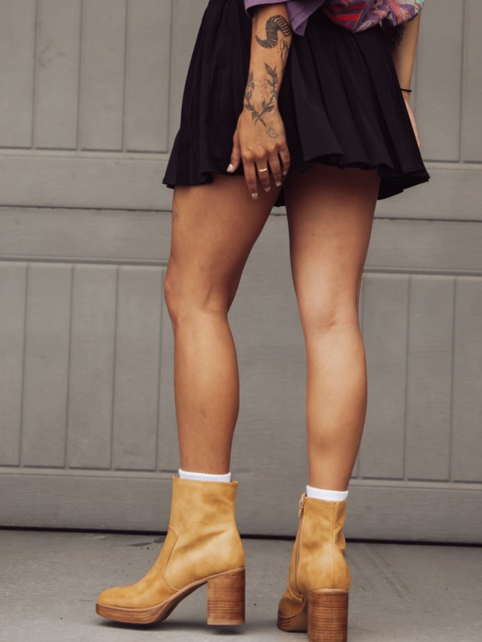 Vernita Ankle Boots - Tan