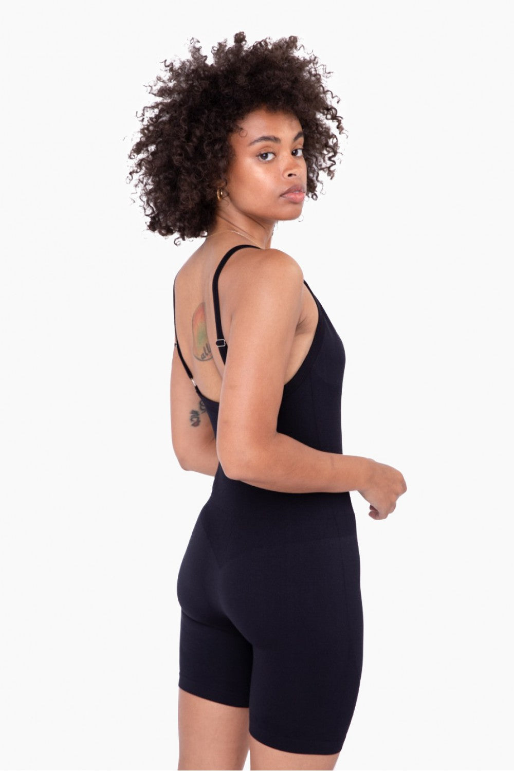 A one-and-done piece for your workout wardrobe! This unitard is made from a comfy micro-ribbed knit fabric. With 4-way stretch for that sculpted look & adjustable straps for that perfect fit.