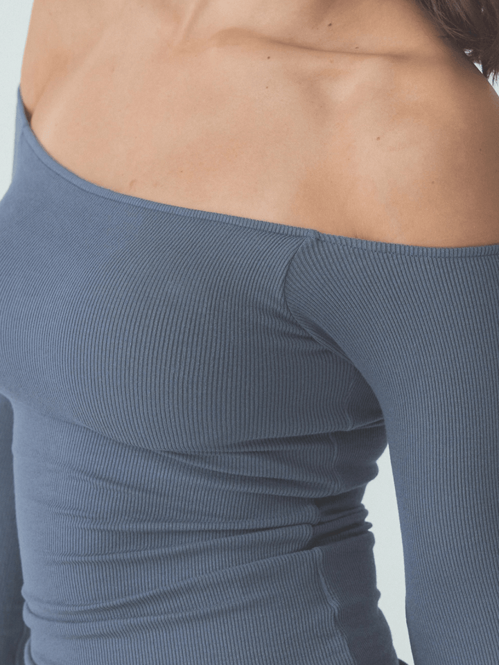 All Day Stay Off - Shoulder Seamless Long Sleeve - Jayden P Boutique