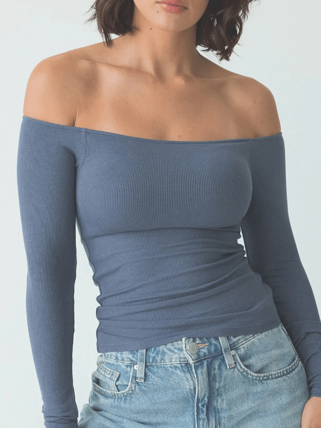 All Day Stay Off - Shoulder Seamless Long Sleeve - Jayden P Boutique