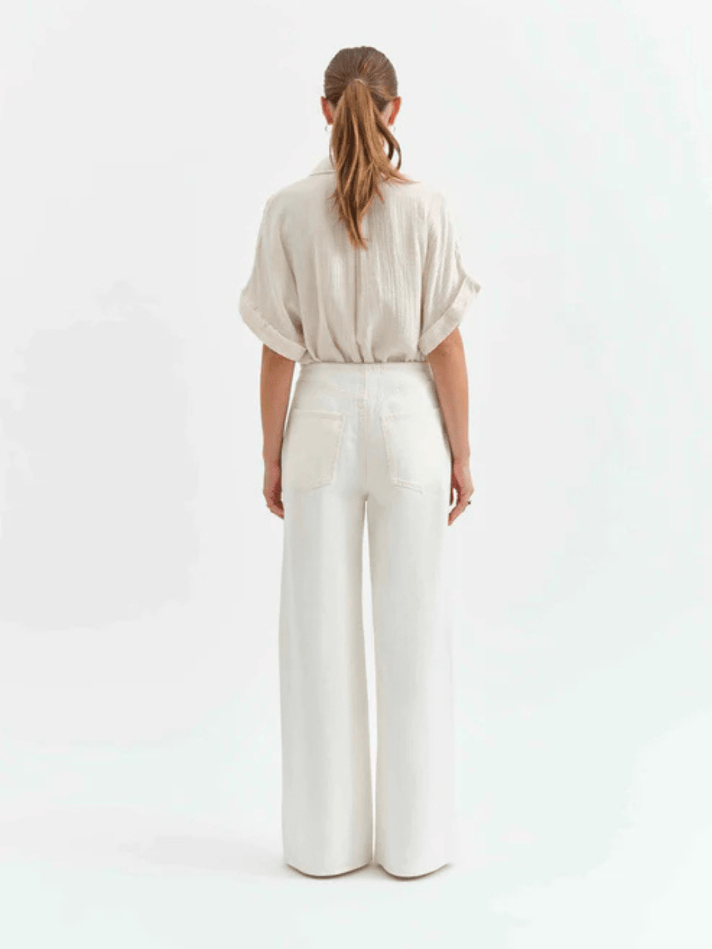 DAZE DENIM - Madison Mid Rise Wide Leg Jeans - Jayden P Boutique