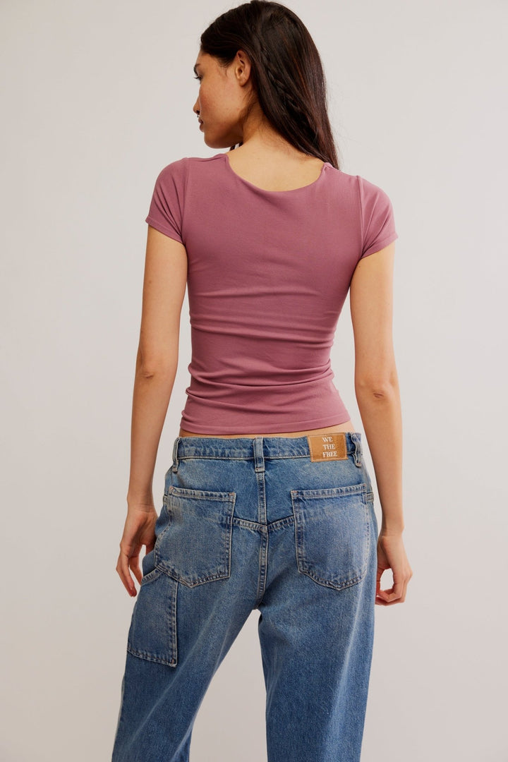 FREE PEOPLE - Clean Lines Baby Tee SALE - Jayden P Boutique