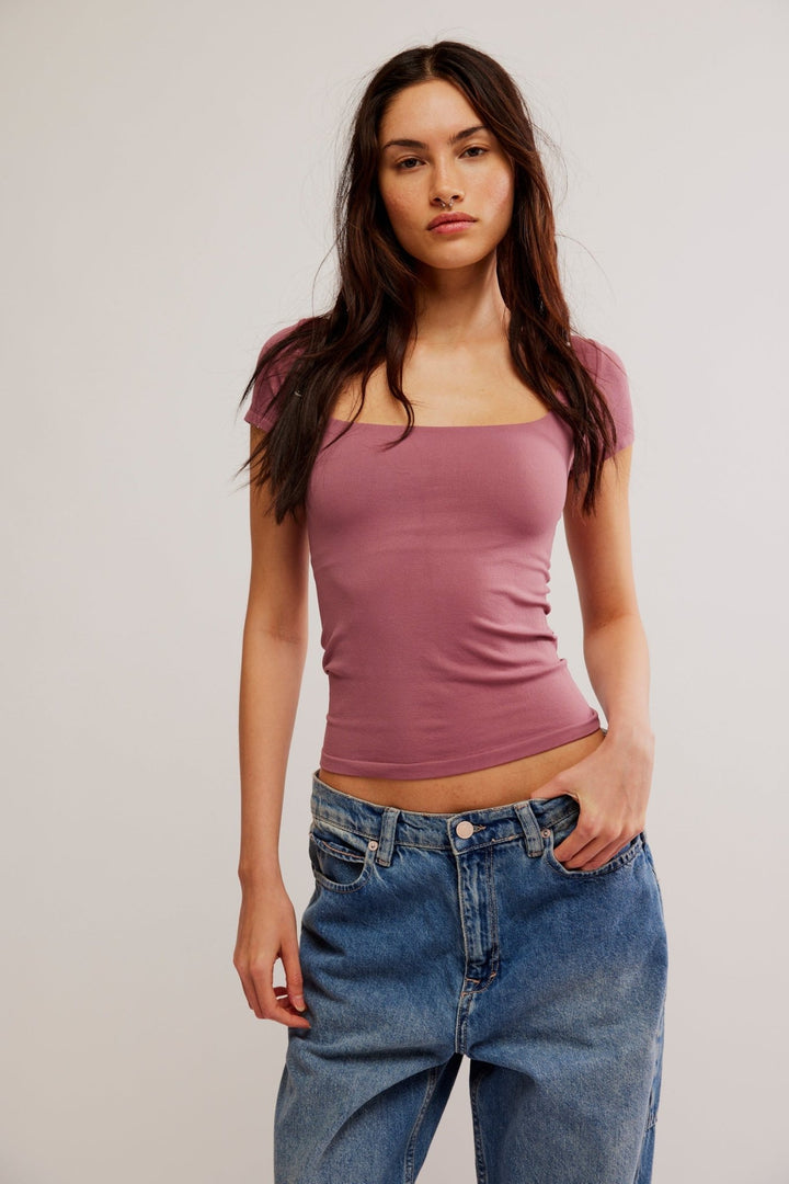 FREE PEOPLE - Clean Lines Baby Tee SALE - Jayden P Boutique