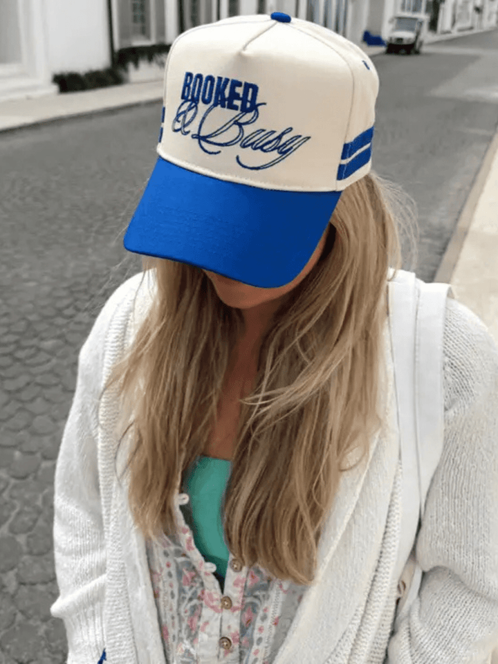 KENZKUSTOMZ - Booked and Busy Vintage Trucker Hat - Jayden P Boutique