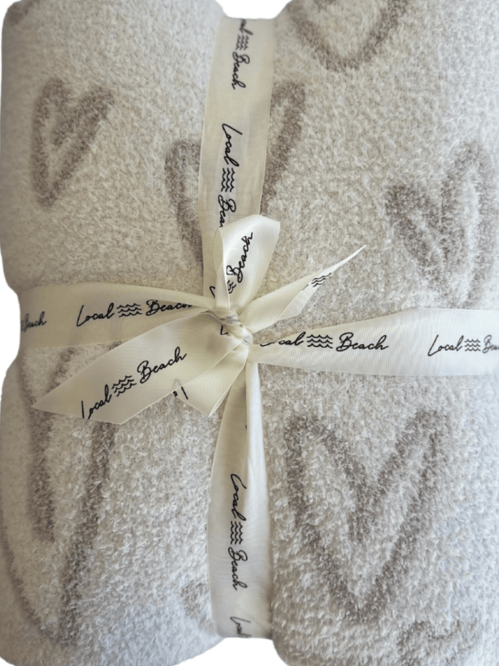Local Beach - Love Heart Luxe Home Blanket - Jayden P Boutique