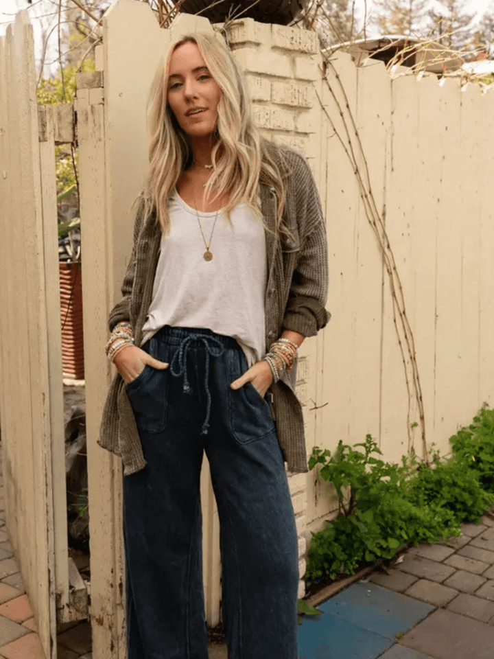 Relaxing Robin Wide Leg Pant - Jayden P Boutique