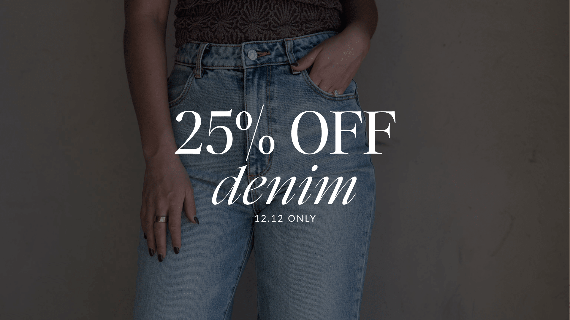 12 Days of Christmas Begins with 25% OFF Denim - Jayden P Boutique