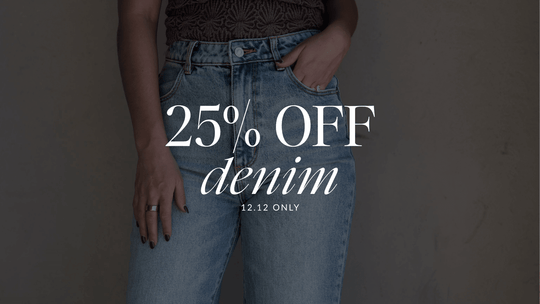 12 Days of Christmas Begins with 25% OFF Denim