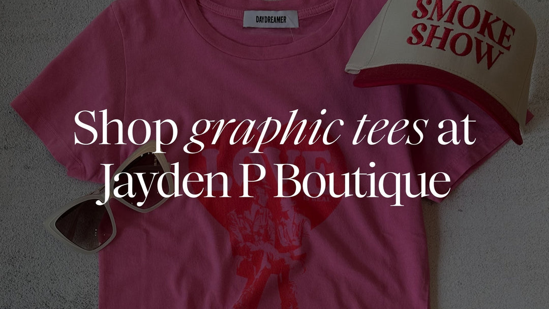 How to Style Graphic Tees Up or Down - Jayden P Boutique