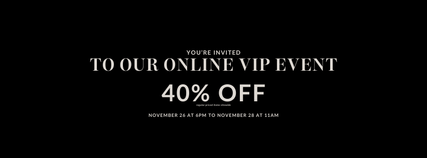 VIP Online Access: Your Head Start on Black Friday - Jayden P Boutique