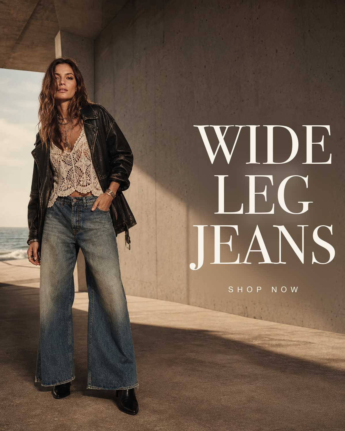 Wide-Leg Jeans