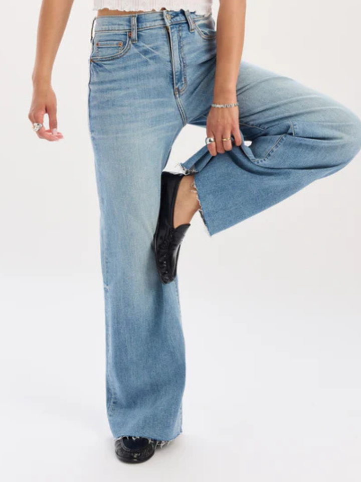 DAZE DENIM - Far Out High Rise Wide Leg Jeans