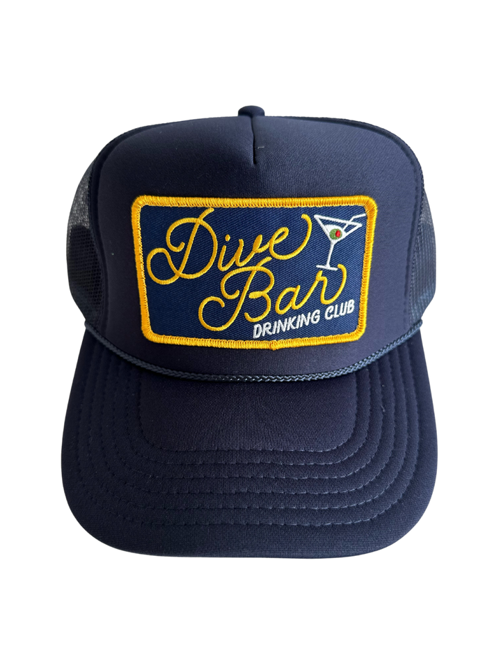 Local Beach - Dive Bar Drinking Club Patch Trucker Hat