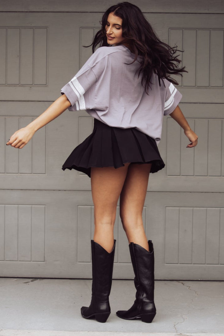 Coco Tennis Mini Skirt - Black