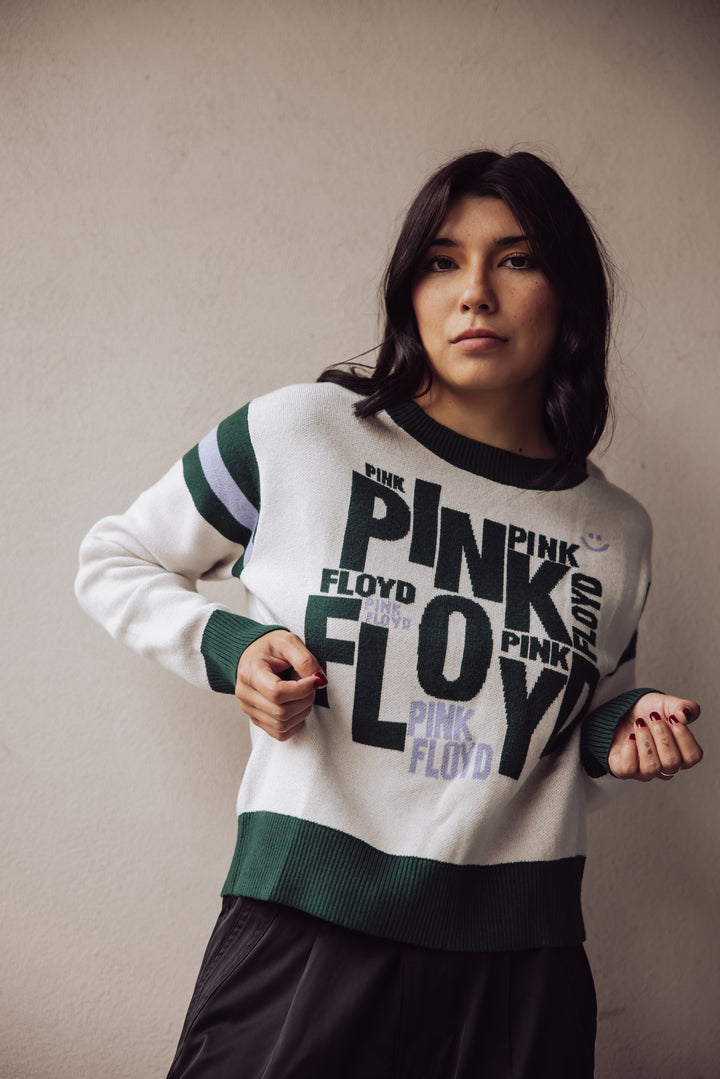 Daydreamer Pink Floyd Knit Pullover - Ivory