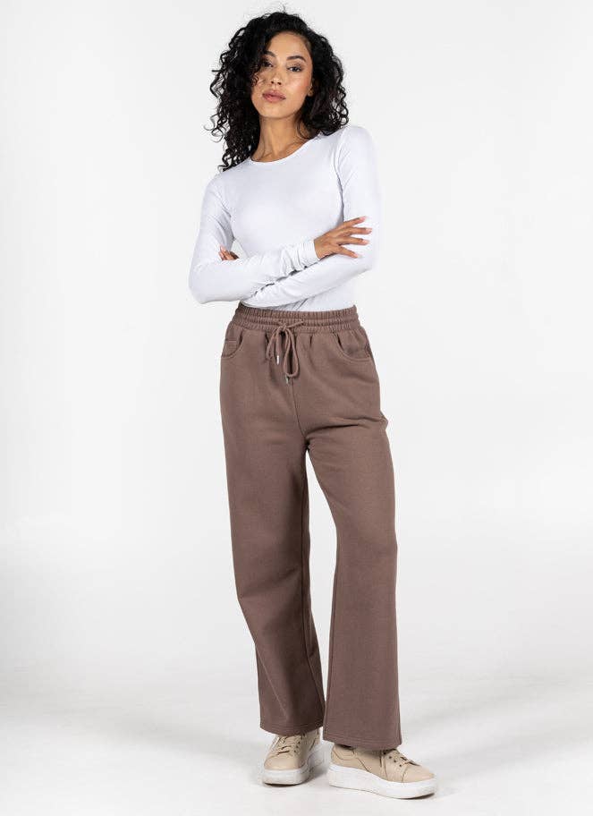 Fawna Fleece Wide Leg Pant