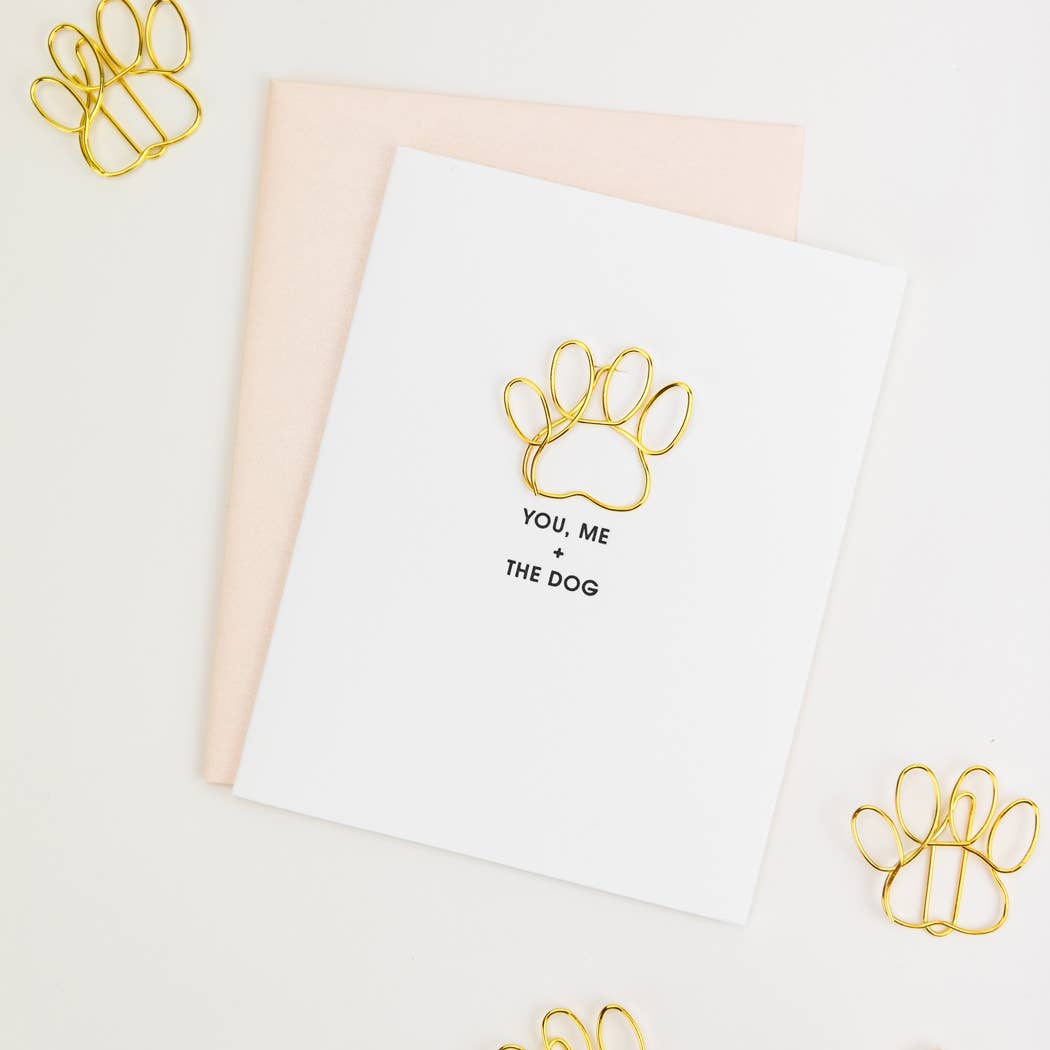 Letterpress Greeting Card + Keepsake Paperclip