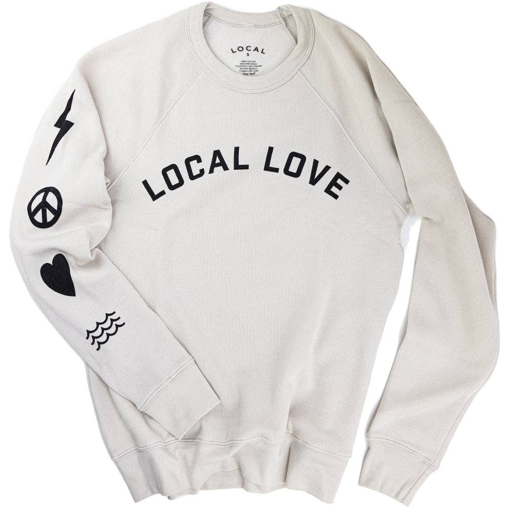 Local Beach - Local Love Crew Fleece