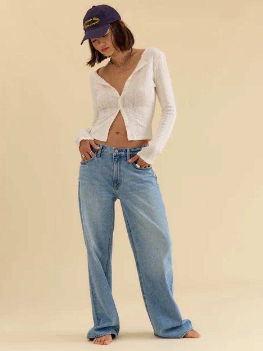 Women's | Daze Denim | The 2K Mid-Rise Relaxed Baggy Jeans by Daze denim | Jayden P Boutique