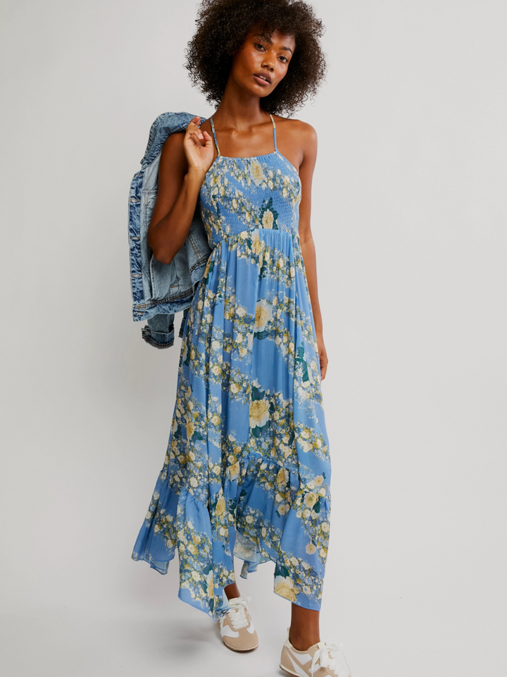 FREE PEOPLE - Heat Wave Printed Maxi Dress