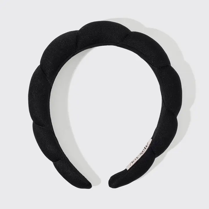 Kitsch Puffy Headband - Black