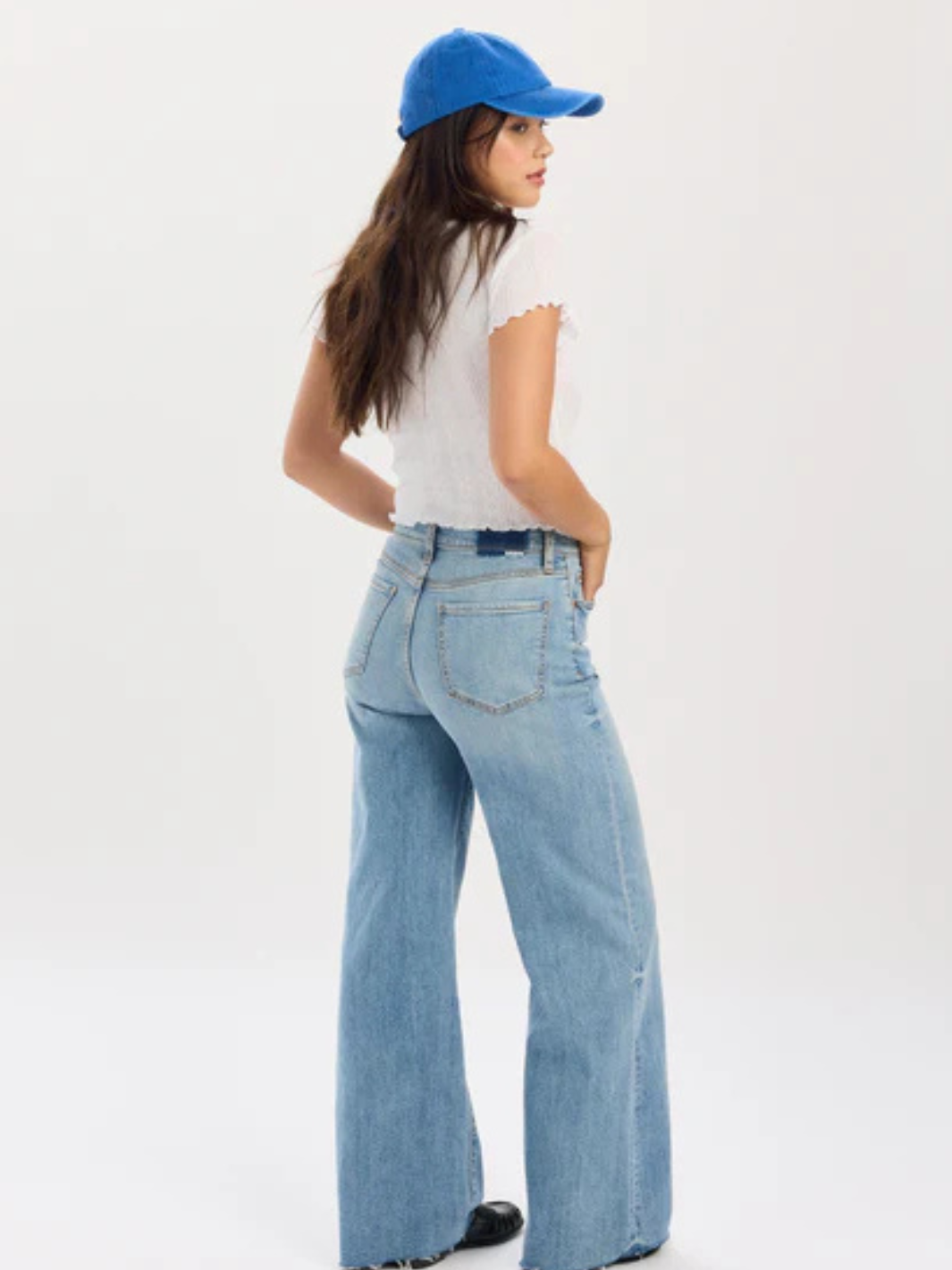 DAZE DENIM - Far Out High Rise Wide Leg Jeans