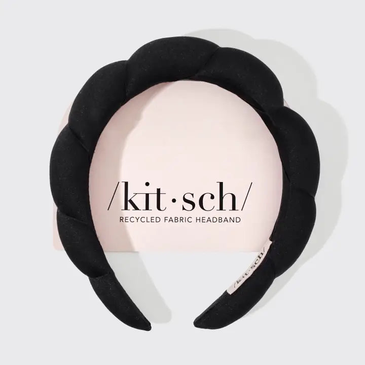 Kitsch Puffy Headband - Black