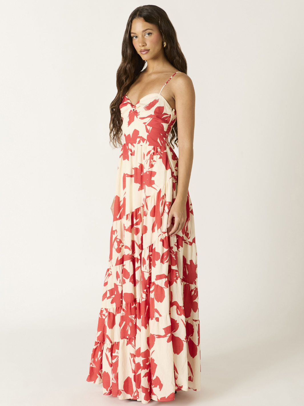 Crimson Bloom Floral Maxi Dress | Jayden P Boutique Red / Small Crimson Bloom Floral Maxi Dress | Jayden P Boutique Red / Small