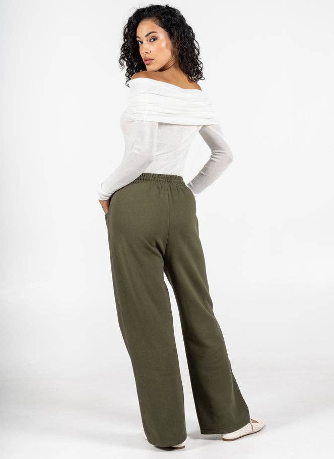 Fawna Fleece Wide Leg Pant