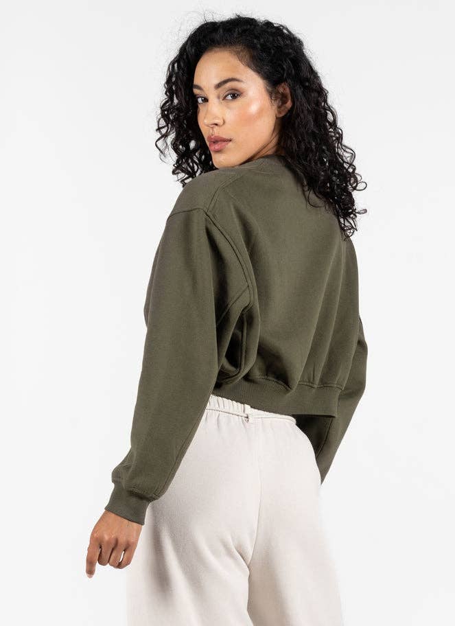 Mia Cropped Crewneck