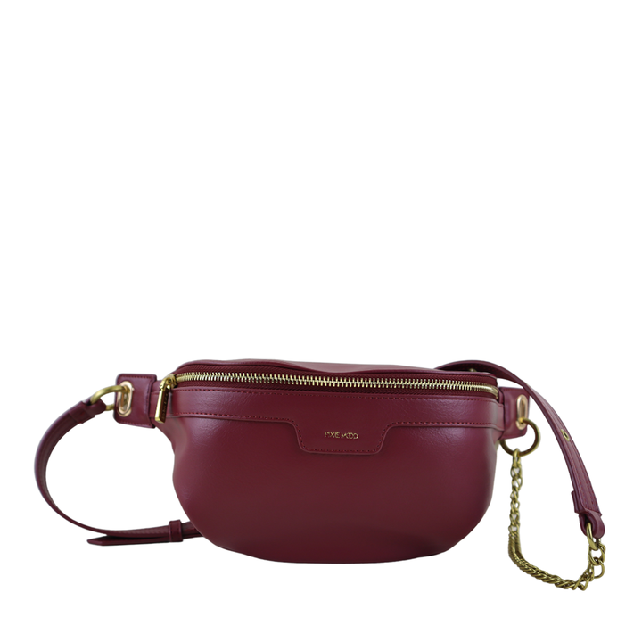 Jayden P Boutique - PIXIE MOOD - Brooklyn - Crossbody Belt Bag - Burgandy / Vegan Leather