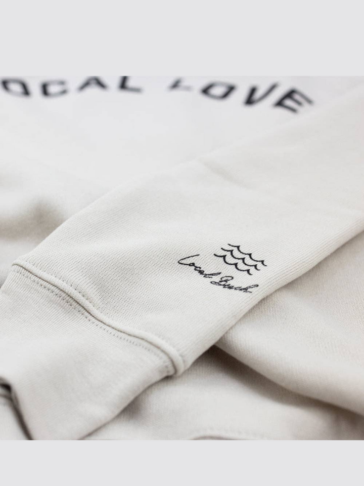 It's all about the details. Made with the softest cotton, crew cut sleeves, and a flattering neck bind. You won't want another pullover once you try this on. Full fit not cropped. Oversized like a standard sweatshirt.&nbsp;