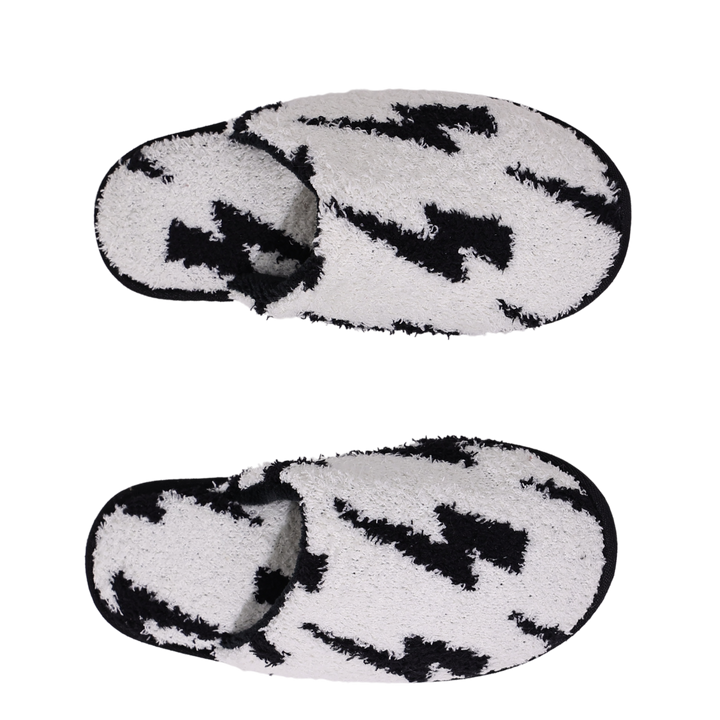 Jayden P Boutique - LOCAL BEACH - Cozy Slippers - Checker / LG/XL