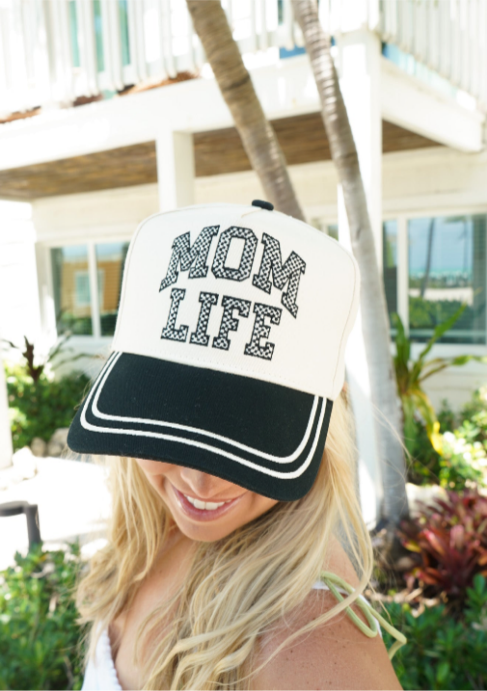 KENZKUSTOMZ Mom Life Trucker Hat in Black — Bold Embroidered Snapback | Jayden P Boutique