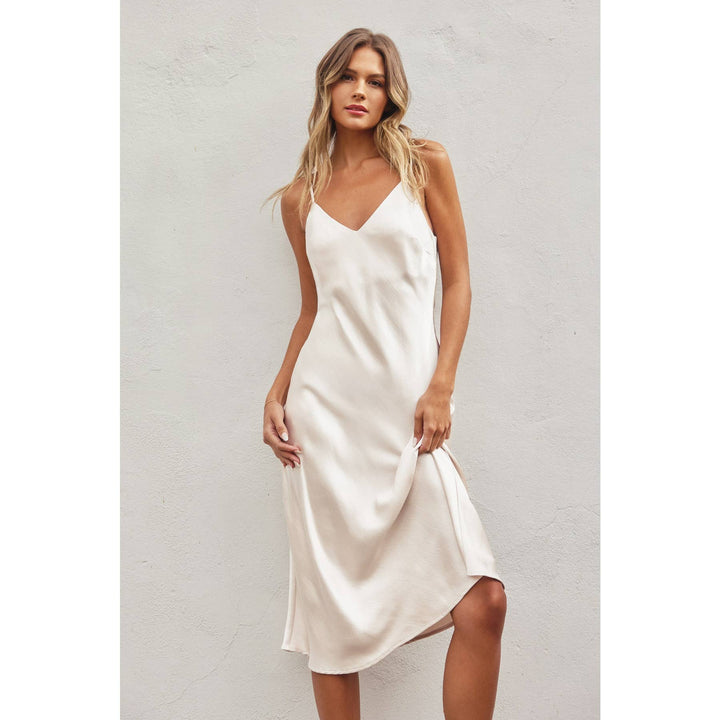 Jayden P Boutique - Bella Bias Cut Slip Dress - Small