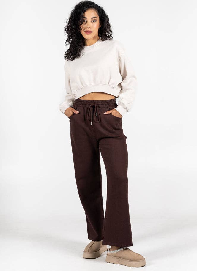 Fawna Fleece Wide Leg Pant