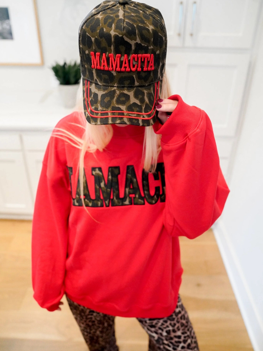 KenzKustomz - Mamacita Leopard Vintage Trucker Hat