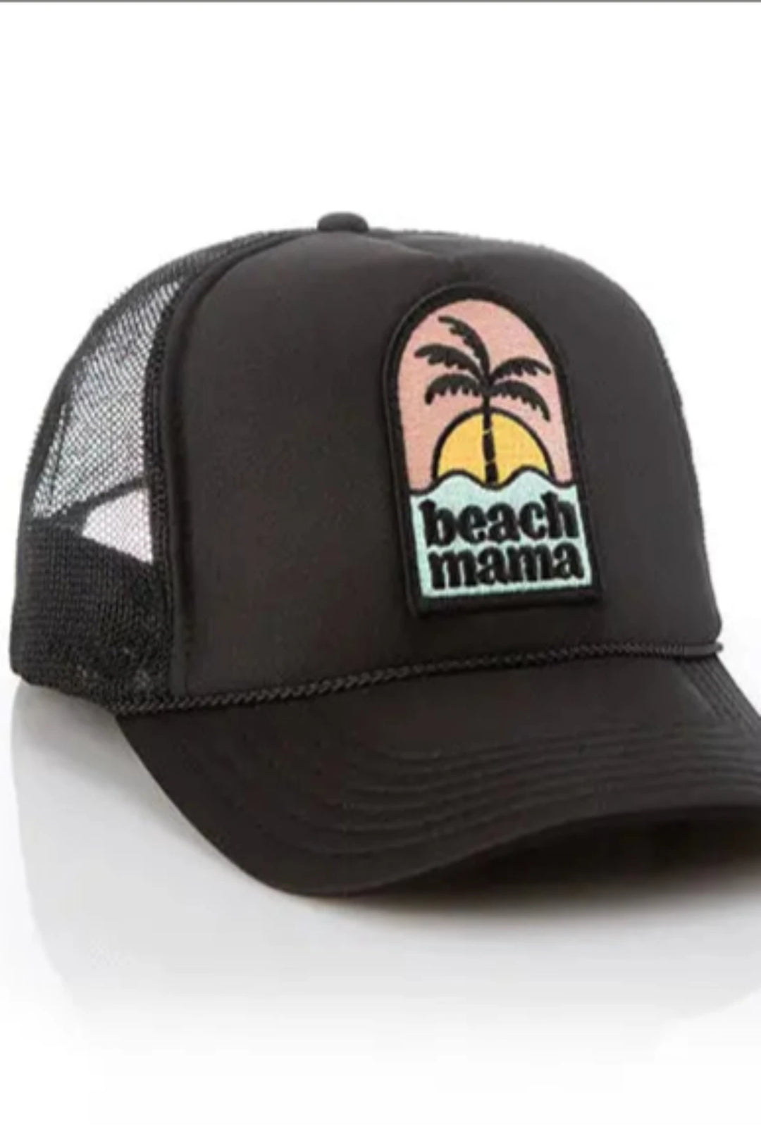 Local Beach Beach Mama Patch Trucker Hat