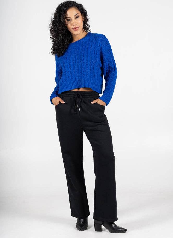 Fawna Fleece Wide Leg Pant