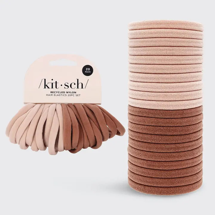 Kitsch Eco-Friendly Nylon Elastic Hair Tie Set