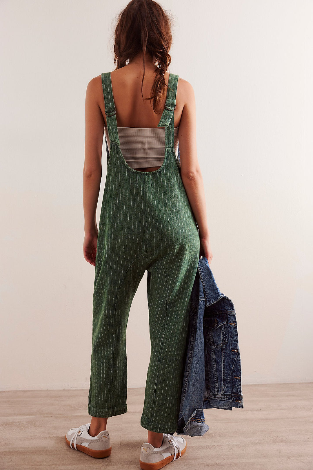 FREE PEOPLE High Roller Escalades Railroad Jumpsuit-JUMPSUITS-Jayden P Boutique