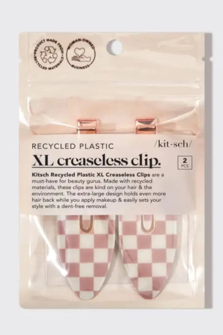 Kitsch XL Plastic Creaseless Clips 2pc Set