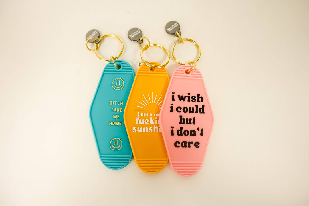 I Am A Ray Of Fucking Sunshine - Keychain-key chain-Jayden P Boutique