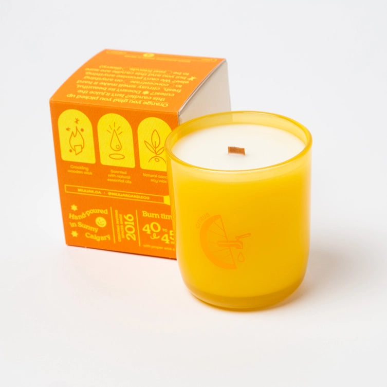 Citrus - Essential Oil Coconut Soy Candle - 8 Oz