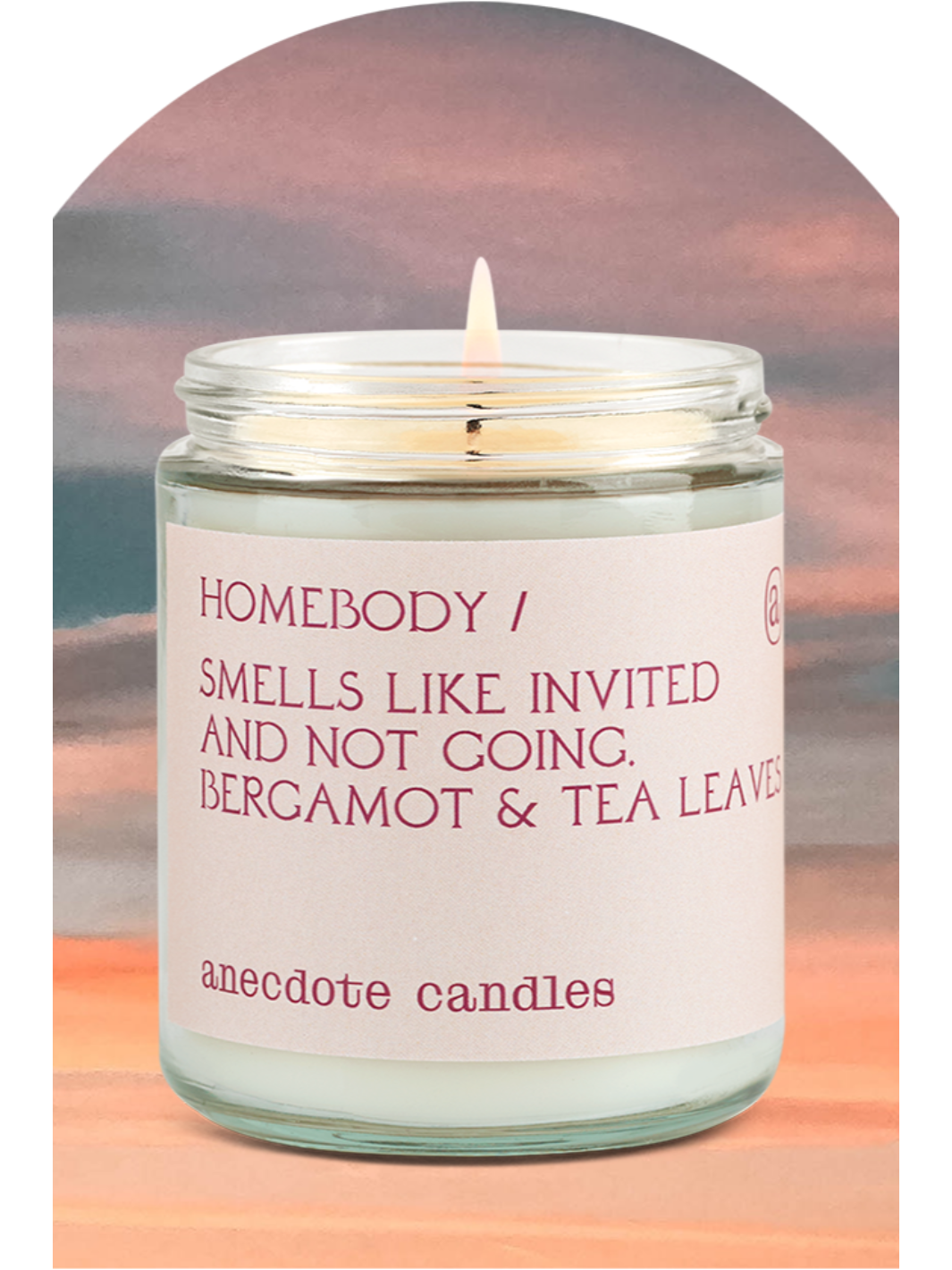 Jayden P Boutique - Anecdote Candles - Homebody Candle (Bergamot & Tea Leaves) Candle - 7.8 oz glass jar