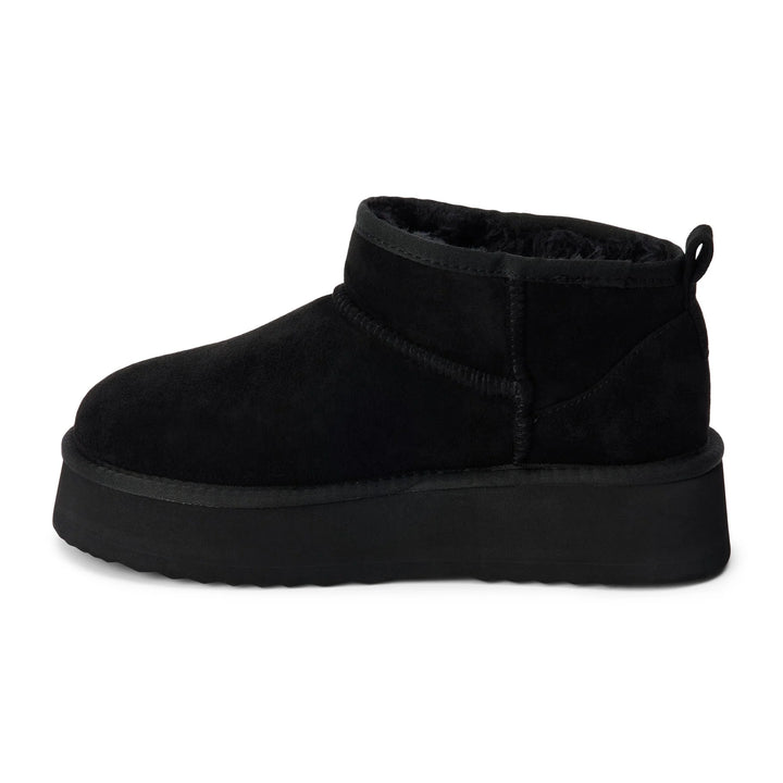 Matisse Breckenridge Platform Faux Fur Ankle Boot - Black