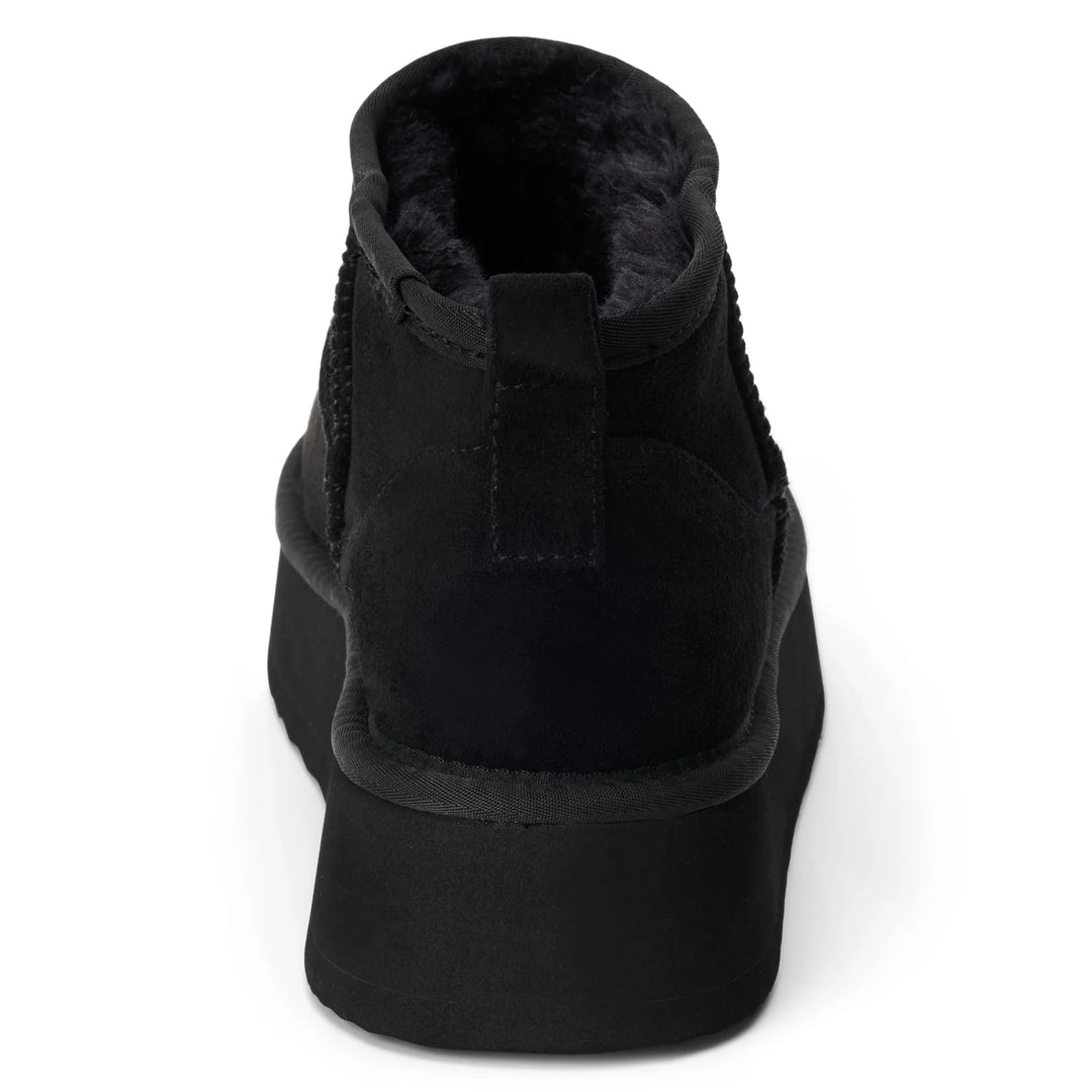 Matisse Breckenridge Platform Faux Fur Ankle Boot - Black