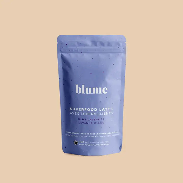 Blume Superfood Latte Powder - Blue Lavender