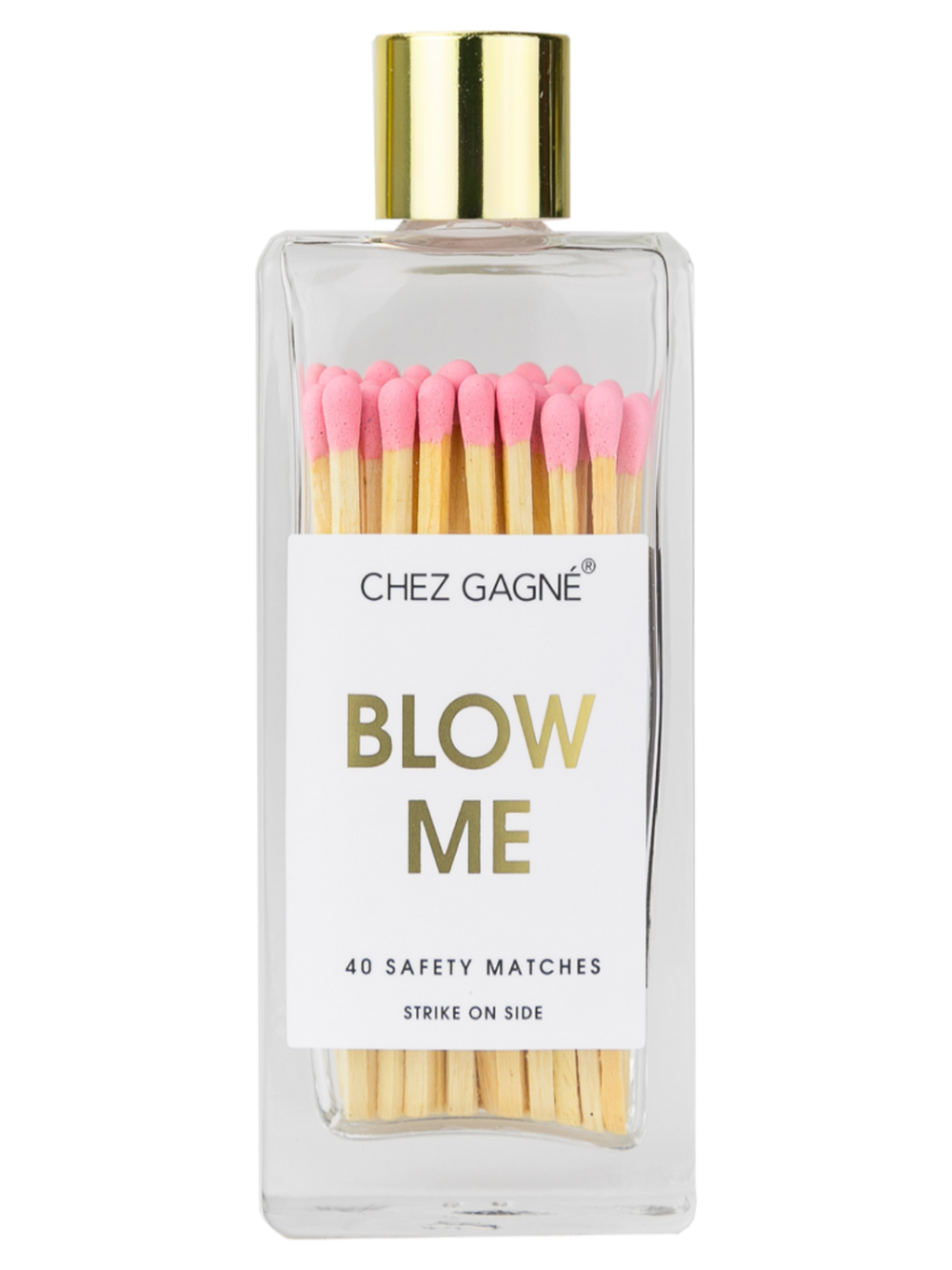 Jayden P Boutique - CHEZ GAGNÉ - Bottled Matchsticks - 40 ct. - "Blow Me"