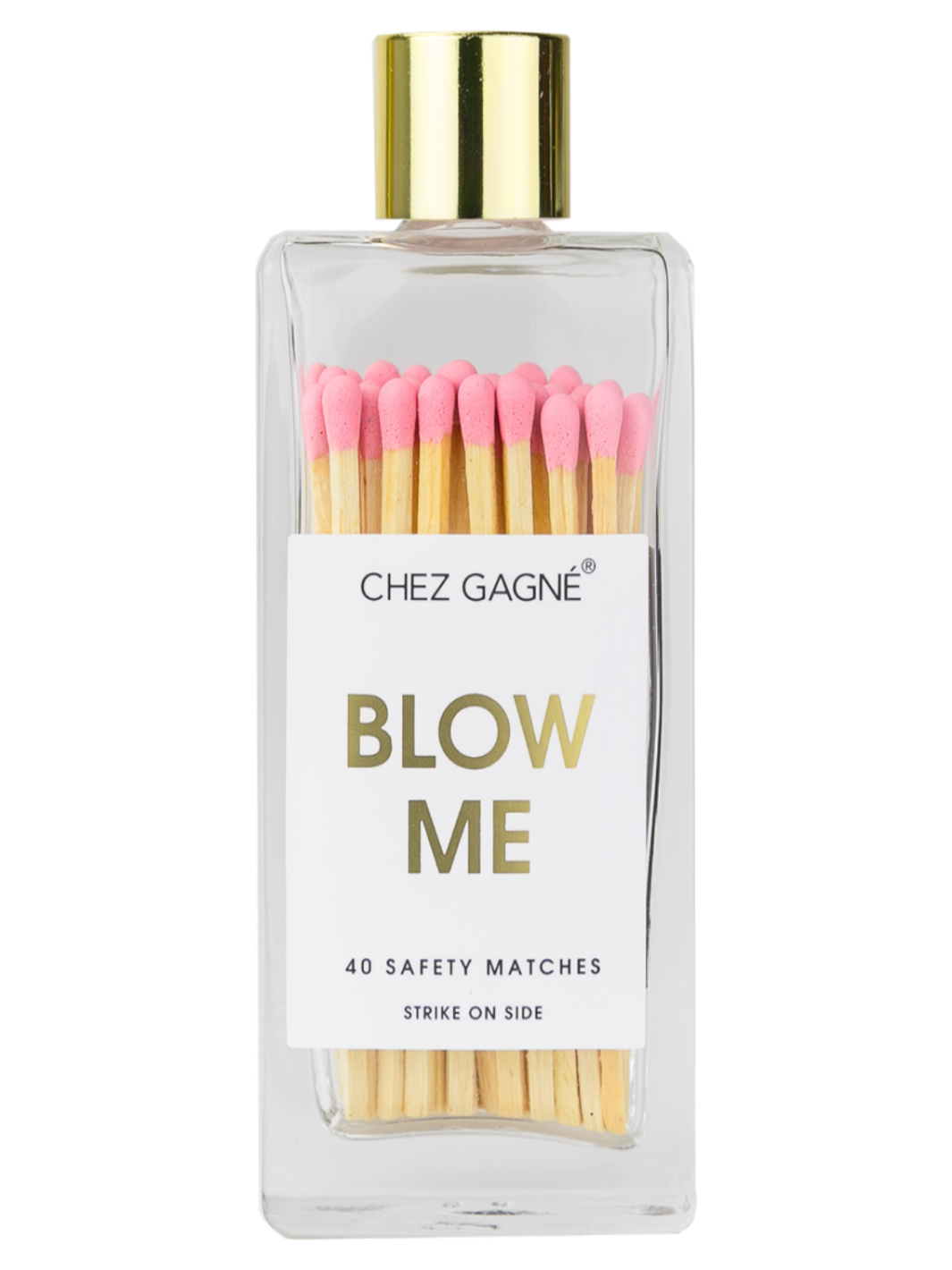 Jayden P Boutique - CHEZ GAGNÉ - Bottled Matchsticks - 40 ct. - "Blow Me"